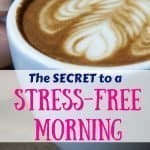 Stress-Free Morning with a cup of coffee