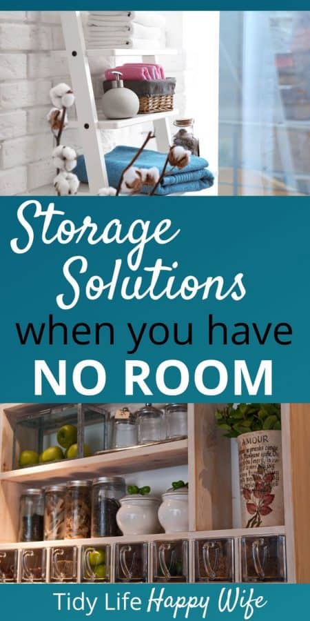 No More Room? Here's How To Maximize Storage For Small Spaces