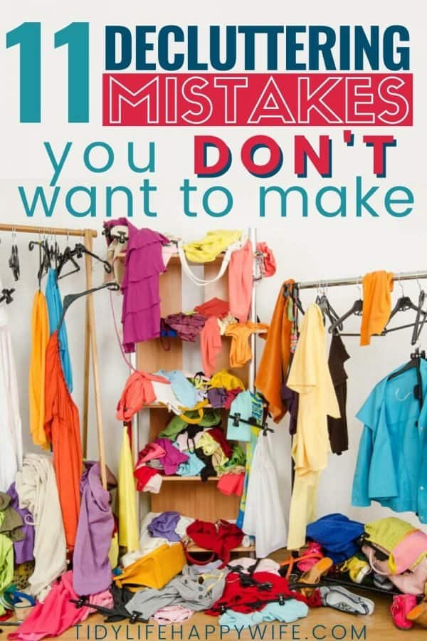 cluttered, messy closet with clothes tossed all over