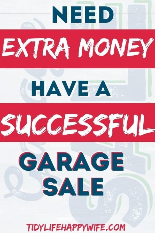 Garage sale sign