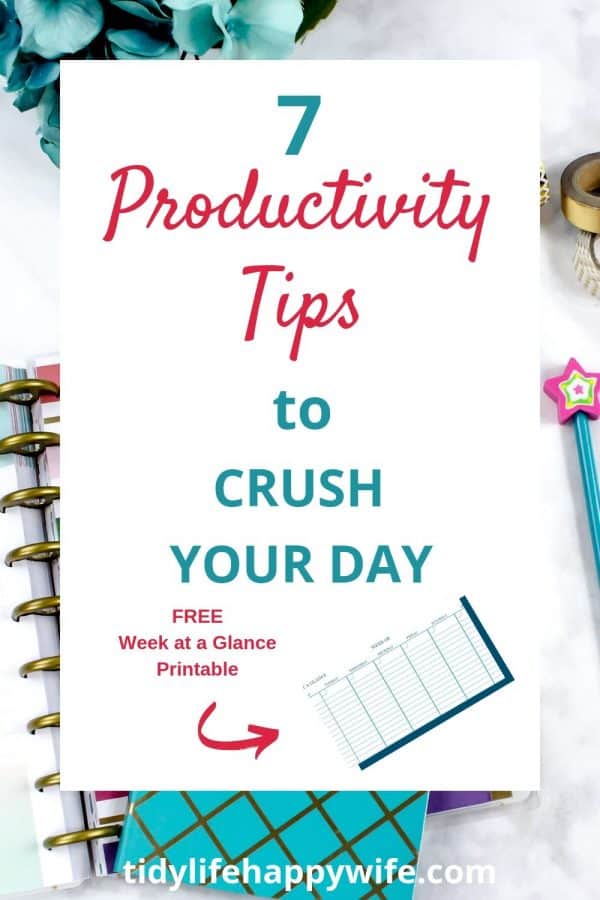 Productivity tips to crush your day by getting it all done