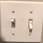 Dirty light switch plate