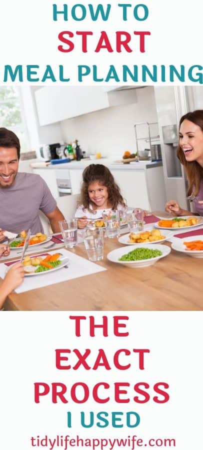 Family eating meal together