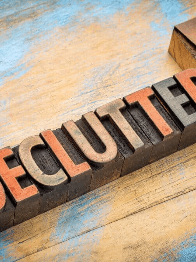 Efficiently Declutter Your House in Just One Week [Day by Day Plan] Story