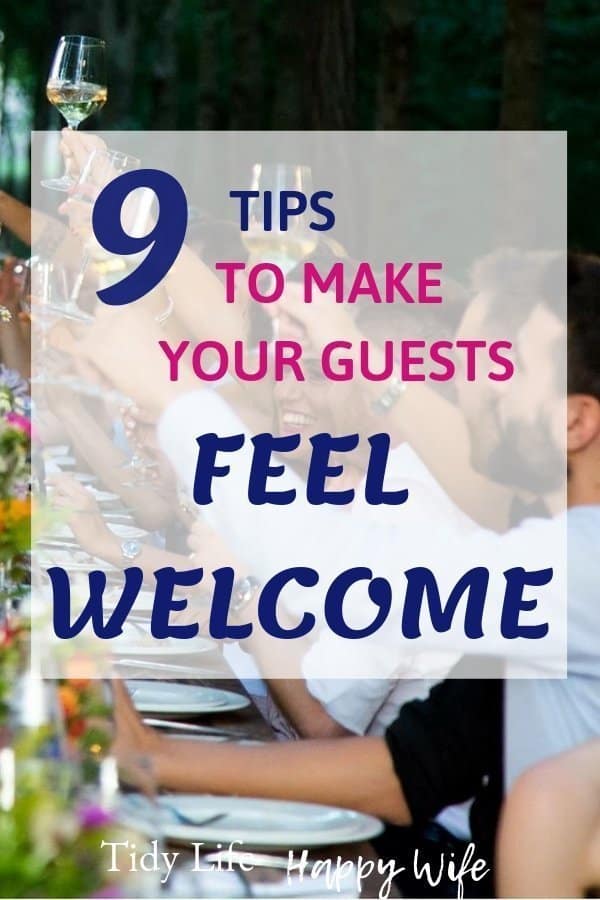 Guests laughing, eating, drinking and feeling welcome at a dinner party