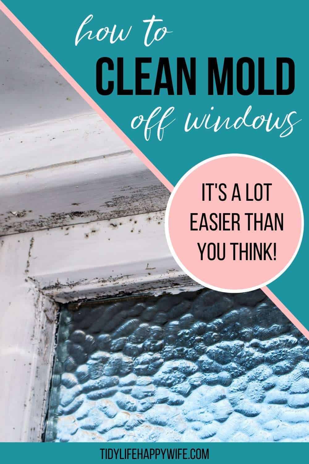 Don't let pesky mold growth ruin your windows and make you sick. Grab a mold-killing solution and clean that nasty mold growth and any lurking spores off of the window glass, frames, window sills, and surrounding areas. Learn how to remove mold and prevent it on and around windows. via @Tidylifehappywife