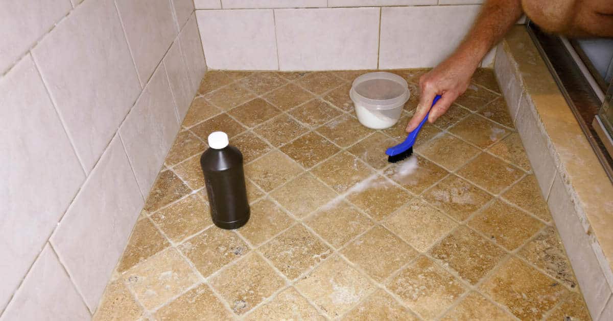 Hydrogen peroxide deals to clean grout